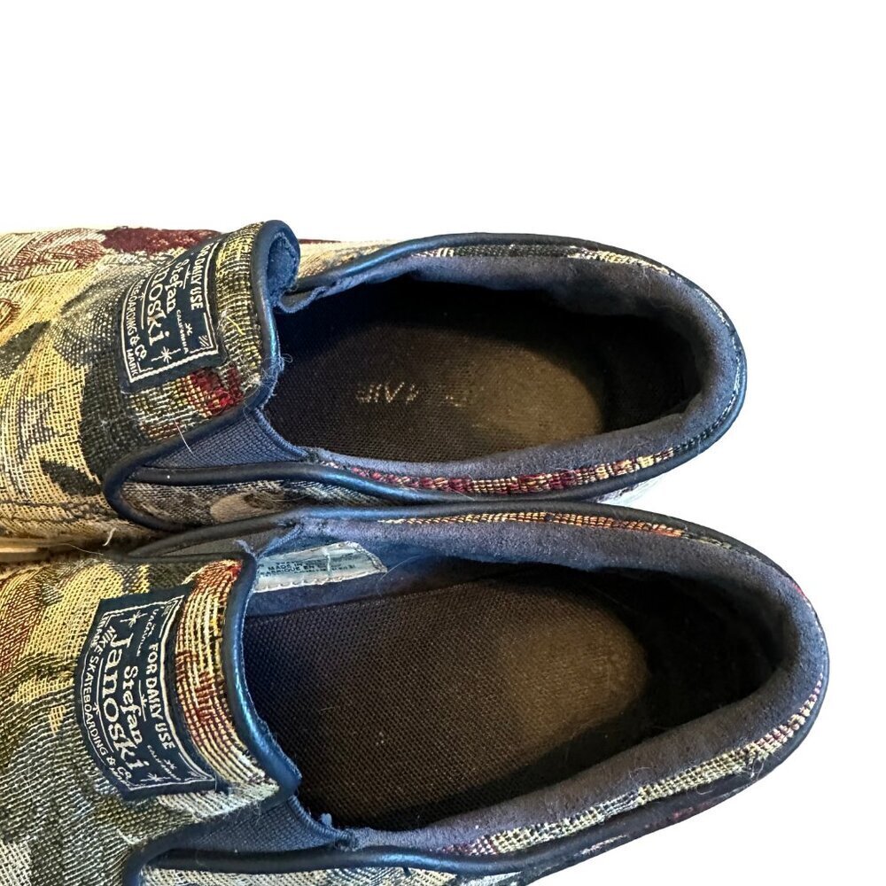 Nike Stefan Janoski Floral Tapestry Slip-On Shoes Rare Style Flats Size 5.5 Mens - Picture 7 of 15